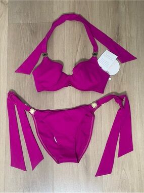 Aurora Fuchsia Bikini Set Size M